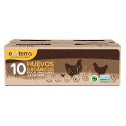 Huevos Ecoterra Gallinas Libres Orgánicos 10 un.