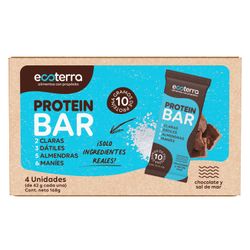 Barra de Proteína Ecoterra Cacao Sal de Mar 4 un.