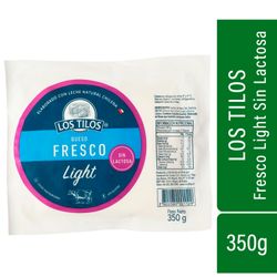 Queso Fresco Light Los Tilos Envasado Trozo 350 g