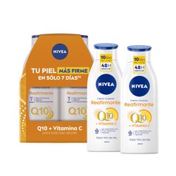 Pack 2 un. Crema Corporal Nivea Q10 Reafirmante 800 ml