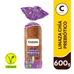 Pan de Molde Integral Linaza y Chía Prebiótico 600 g