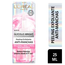 Peeling Facial L’Oréal Glycolic-Bright Exfoliante Antimanchas 25 ml