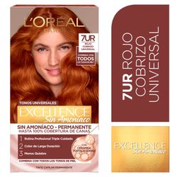 Tinte L'Oréal Paris Excellence Sin Amoníaco Reds 7UR