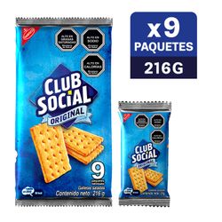 Galletas Saladas Club Social Original 216 g