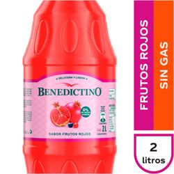 Agua Saborizada Benedictino Frutos Rojos 2 L