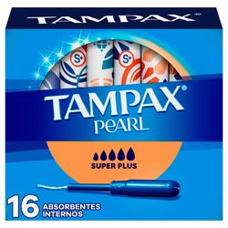 Tampones Tampax Pearl Super Plus 16 un.
