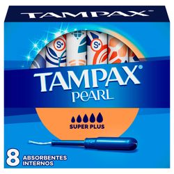 Tampones Tampax Pearl Super Plus 8 un.