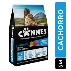 Alimento Perro Cachorro Cannes Carne y Leche 3 kg