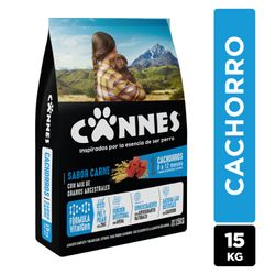 Alimento Perro Cachorro Cannes Carne y Leche 15 kg