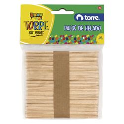 Pack 50 Palos Helado Naturales Torre
