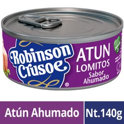 Atún Lomitos Ahumados 91 g drenado, 140 g neto