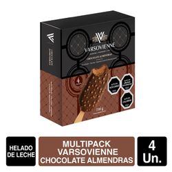 Helado Multipack Chocolate Almendra Varsovienne 49 g 4 un.
