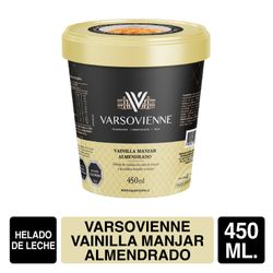 Helado Varsovienne Vain Dulce de Leche Almendra 450 ml