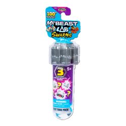 Juguete Mr Beast Lab Swarms Tubo 3 un.