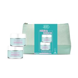 Set de Cremas Hidra Shock Anti Imperfecciones + Clutch