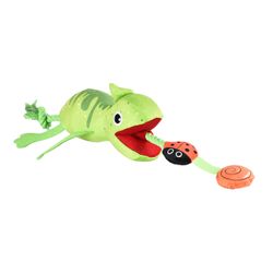 Juguete Peluche Tira Cuerda Camaleón un.