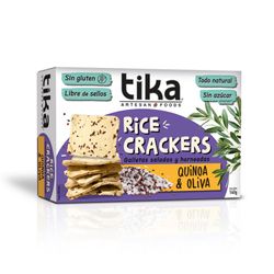 Galletas Tika Crackers Quinoa Oliva 140 g