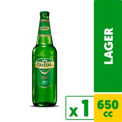 Cerveza Cristal 4.6° 650 cc