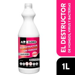 Cloro Adclean Destructor de Hongos y Virus No Tóxico 1 L