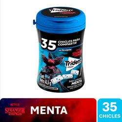 Chicles Trident Stranger Things Sabor Menta Botella 35 un