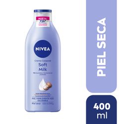 Crema Corporal Nivea Soft Milk Humectante 400 ml