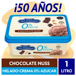 Helado San Francisco 0% Azúcar Chocolate 1 L