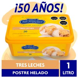 Helado San Francisco Tres Leches 1 L