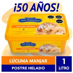 Helado San Francisco Lúcuma Manjar 1 L
