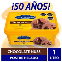 Helado San Francisco Chocolate Nuss 1 L
