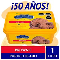 Helado San Francisco Brownie 1 L