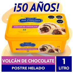 Postre Helado San Francisco Volcán de Chocolate 1 L