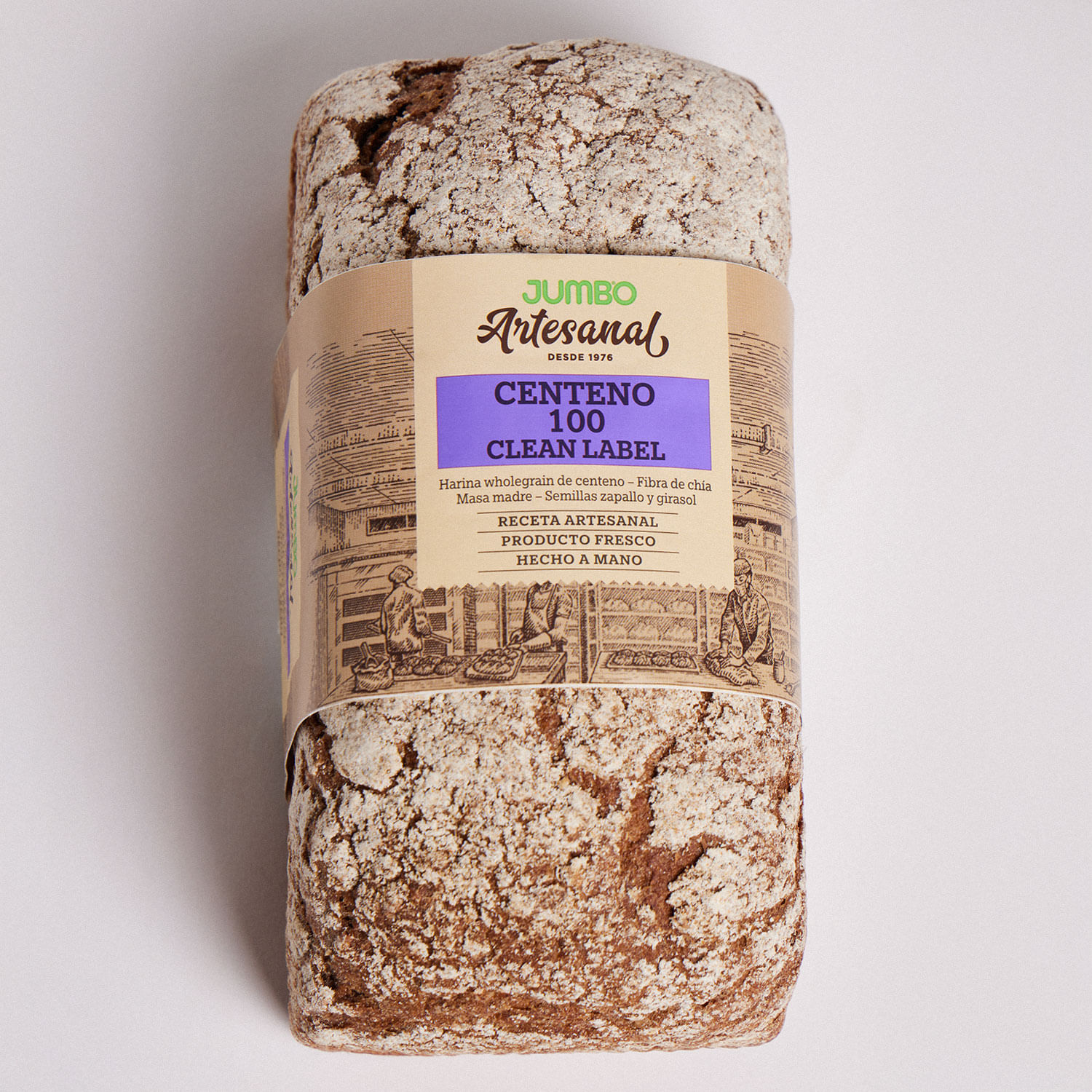 Pan Molde Centeno 100 Clean Label