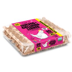 Huevos Blancos Cuisine & Co Gallinas Libres Extra Grandes 20 un.
