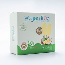 Helado Yogen Fruz Multipack Coco Piña 66 ml 6 un.