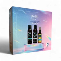 Shampoo Hask 100 ml + Acondicionador 100 ml + Spray 52 ml