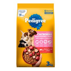 Alimento Perro Cachorro Pedigree Raza Pequeña 3 kg