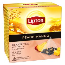 Té Negro Lipton Mango Caja Pirámide