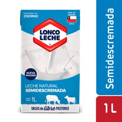 Leche Loncoleche Semidescremada 1 L