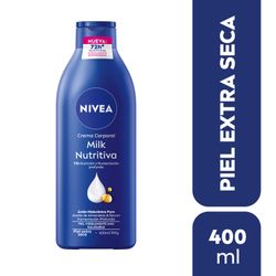 Crema Corporal Nivea Milk Piel Seca 400 ml