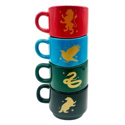 Set 4 Tazas para Café Cerámica Harry Potter