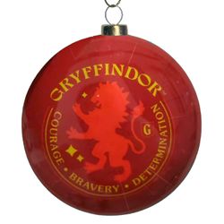 Bola Plana Navidad 8 cm Gryffindor
