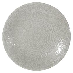 Plato Aperitivo Redondo Relieve Mandala