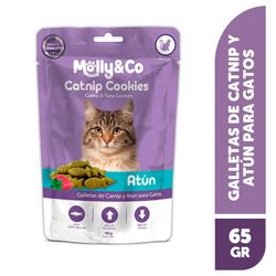 Galleta Gato Molly & Co Catnip y Atún 65 g