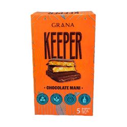 Barra Keto de Maní Keeper Grana 5 un.