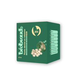 Pasta Dental Natural Sin Flúor Tabletas 62 un.