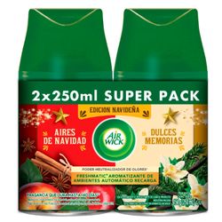 Desodorante Airwick Freshmatic Navidad 250 ml 2 un.