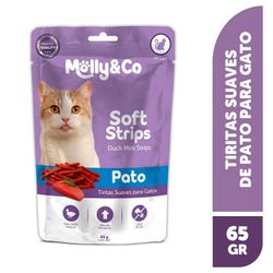 Snack Gato Molly & Co Tiritas Pato 65 g