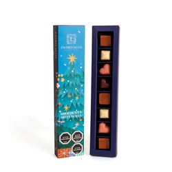 Bombones de Chocolate Caja Navidad 79 g 8 un.