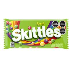 Caramelos Masticables Skittles Sabor Sour 51 g