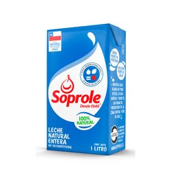 Leche Soprole Entera Natural 1 L